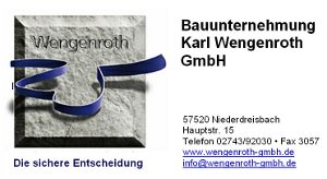 Bauunternehmung Wengenroth, Niederdreisbach